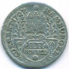 Свободный город Гамбург, 4 шиллинга 1727 год