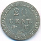 Королевство Вестфалия, 20 сантимов 1810 год