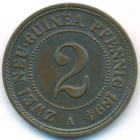 Германская Новая Гвинея, 2 пфеннига 1894 год (AU)