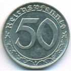Третий Рейх, 50 рейхспфеннигов 1939 год E (AU)