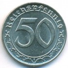 Третий Рейх, 50 рейхспфеннигов 1939 год J (UNC)