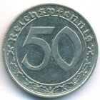 Третий Рейх, 50 рейхспфеннигов 1939 год F (AU)
