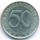 Третий Рейх, 50 рейхспфеннигов 1939 год D