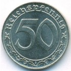 Третий Рейх, 50 рейхспфеннигов 1939 год B (UNC)