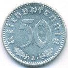 Третий Рейх, 50 рейхспфеннигов 1943 год A