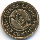 Сьерра-Леоне, 1/2 цента 1964 год (PROOF)