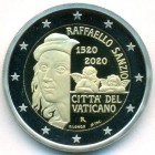 Ватикан, 2 евро 2020 год (PROOF)