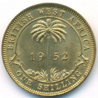 Британская Западная Африка, 1 шиллинг 1952 год KN (UNC)
