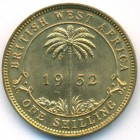 Британская Западная Африка, 1 шиллинг 1952 год KN (UNC)