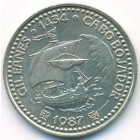 Португалия, 100 эскудо 1987 год (UNC)