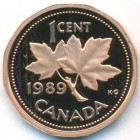 Канада, 1 цент 1989 год (PROOF)