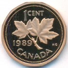 Канада, 1 цент 1989 год (PROOF)