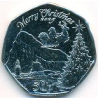 Гибралтар, 50 пенсов 2025 год (UNC)