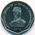 Доминиканская республика, 25 песо 2010 год (UNC)
