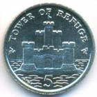 Остров Мэн, 5 пенсов 2007 год (UNC)