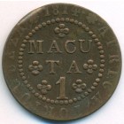 Ангола, 1 макута 1814 год