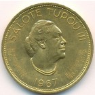 Тонга, 1 паанга 1967 год (UNC)