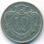 Австрия, 10 геллеров 1908 год