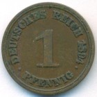 Германия, 1 пфенниг 1894 год F