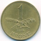 Дания, 1 крона 1946 год