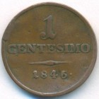 Ломбардия-Венеция, 5 чентезимо 1846 год V