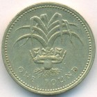 Великобритания, 1 фунт 1985 год