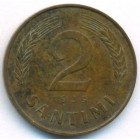 Латвия, 2 сантима 1939 год