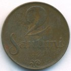Латвия, 2 сантима 1922 год