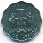 Ямайка, 10 долларов 2000 год (AU)