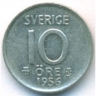Швеция, 10 эре 1956 год