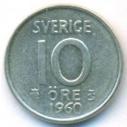 Швеция, 10 эре 1960 год