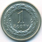 Польша, 1 злотый 1992 год (UNC)