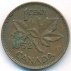 Канада, 1 цент 1952 год