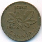 Канада, 1 цент 1952 год