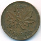 Канада, 1 цент 1947 год