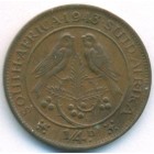 Южная Африка, 1/4 пенни 1943 год