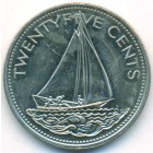 Багамские острова, 25 центов 2005 год (UNC)