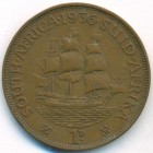 Южная Африка, 1 пенни 1936 год