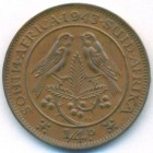 Южная Африка, 1/4 пенни 1943 год