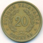 Финляндия, 20 марок 1934 год