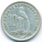 Гватемала, 10 сентаво 1934 год