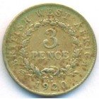 Британская Западная Африка, 3 пенса 1920 год