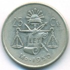 Мексика, 25 сентаво 1950 год