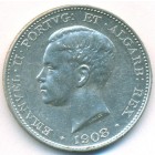 Португалия, 500 реалов 1908 год (AU)