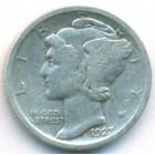 США, 10 центов 1923 год