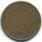 Канада, провинция Нижняя Канада, 1/2 пенни 1830 год