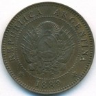 Аргентина, 1 сентаво 1889 год