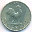 Малави, 6 пенсов 1964 год (UNC)