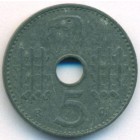 Третий Рейх, 5 рейхспфеннигов 1940 год А