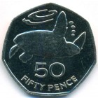Острова Святой Елены и Вознесения, 50 пенсов 2006 год (UNC)